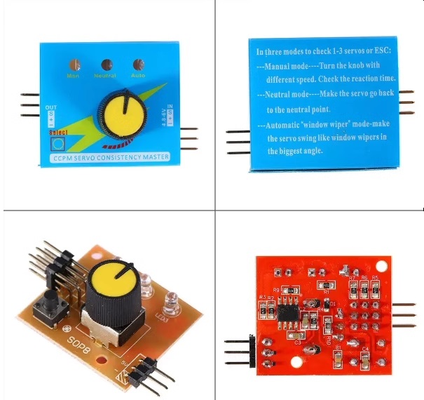 Servo Tester RC 3CH Multi ESC  - Brushless Motor Thrust Test Stand recension och pris