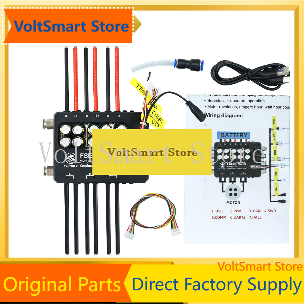 VoltSFlipsky Fsesc 75300 84v H - Vesc 75300 High Current Esc recension och pris