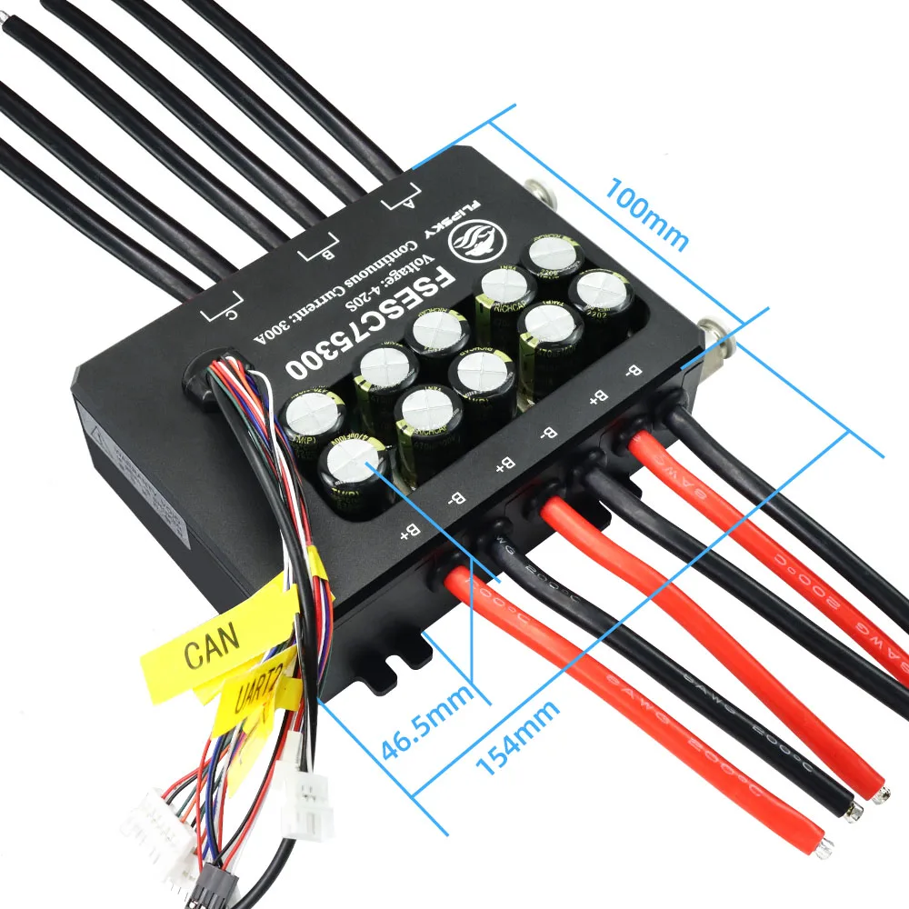 VoltSFlipsky Fsesc 75300 84v H - Vesc 75300 High Current Esc recension och pris