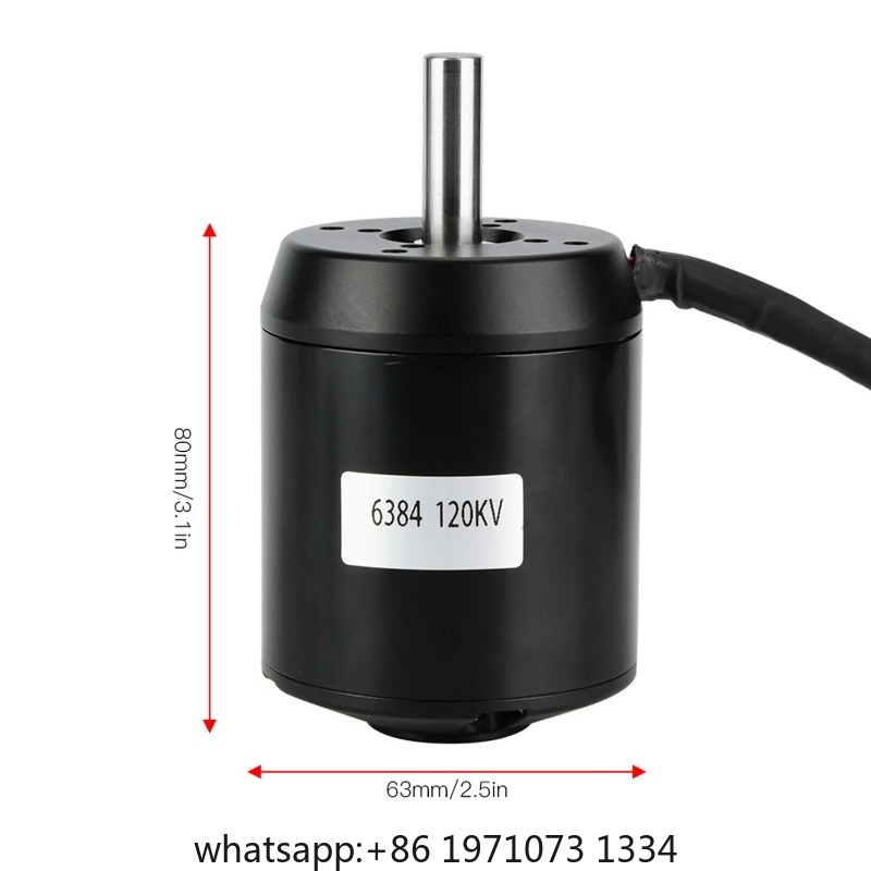 6384 120KV BLDC Outrunner Brus - 6384 Brushless Motor Sensored recension och pris